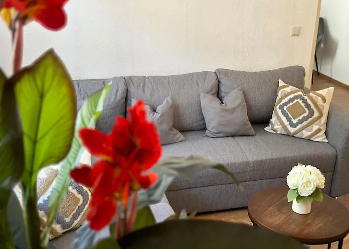 Modern Eingerichtete Im Stadtzentrum Kostenloser Parkplatz شقة *